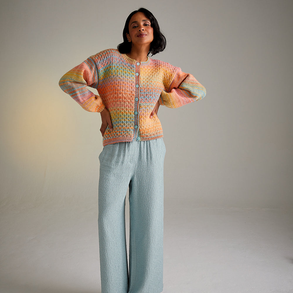 Sirdar Twilight Trellis Cardigan Knitting Pattern