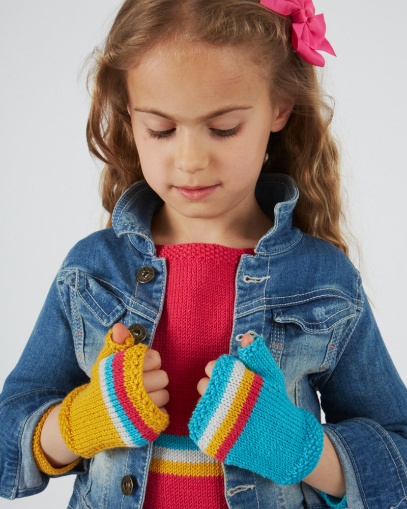 MillaMia Knappa Jumper & Mittens Knitting Pattern