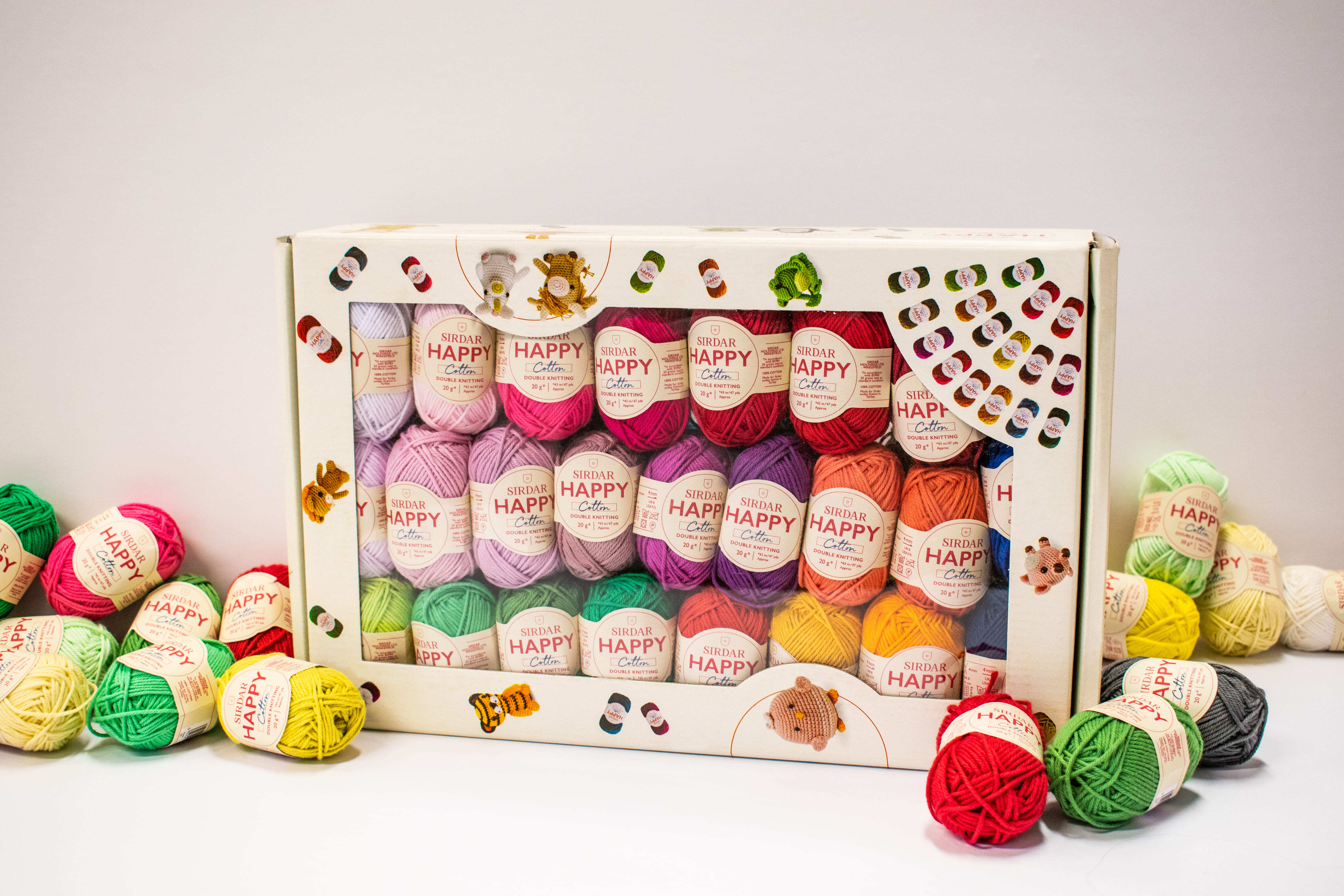 Sirdar Happy Cotton Assortment Pack Yarn - Cotton DK