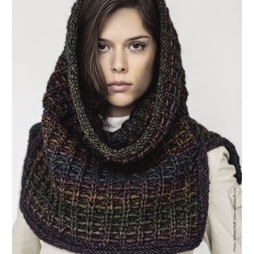 Lana Grossa Hooded Cowl Knitting Pattern