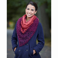 Valley Yarns Sidonie Shawl Crochet Pattern