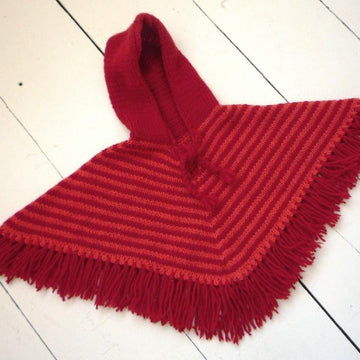 Baby Poncho 'Little Stripe'
