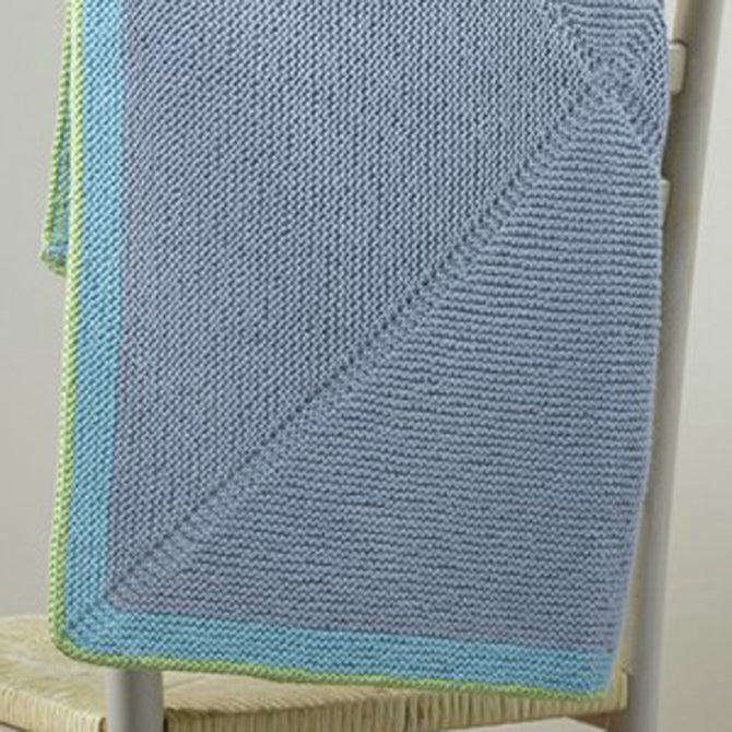 Valley Yarns Maia Baby Blanket Knitting Pattern
