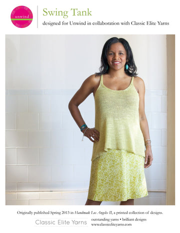 Classic Elite Yarns Swing Tank Jumper Knitting Pattern