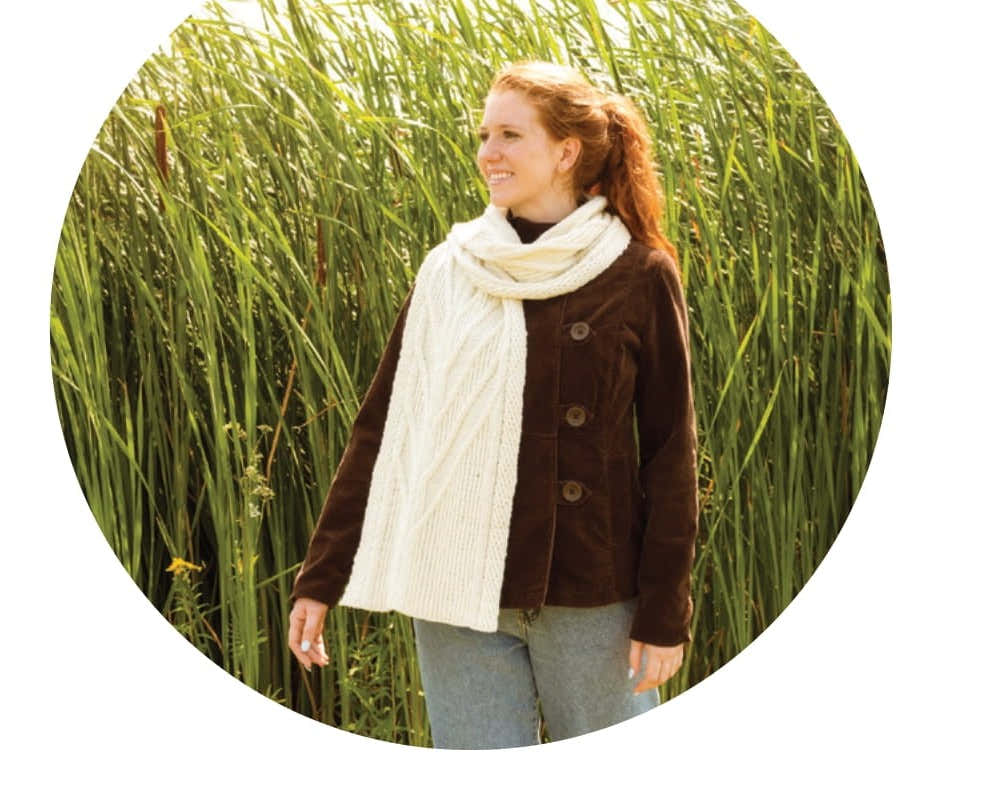 Twist Collective Parallax Scarf Knitting Pattern