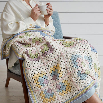 Debbie Bliss Patchwork Crochet Blanket PDF