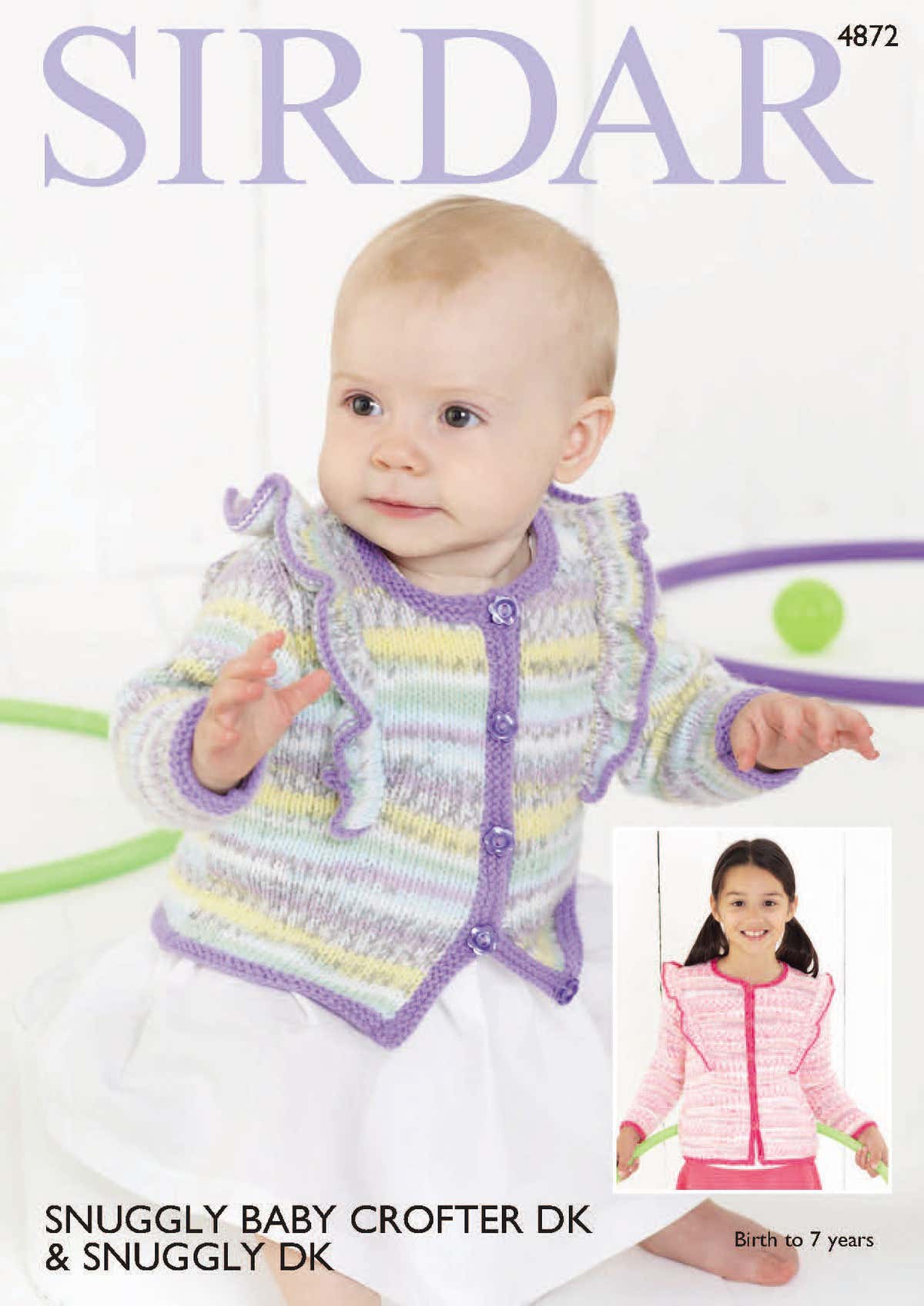Sirdar 4872 Cardigan Knitting Pattern