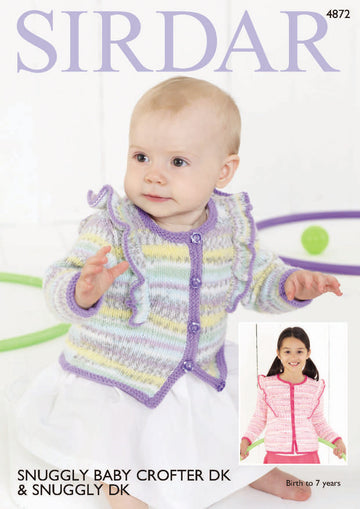 Sirdar 4872 Cardigan Knitting Pattern