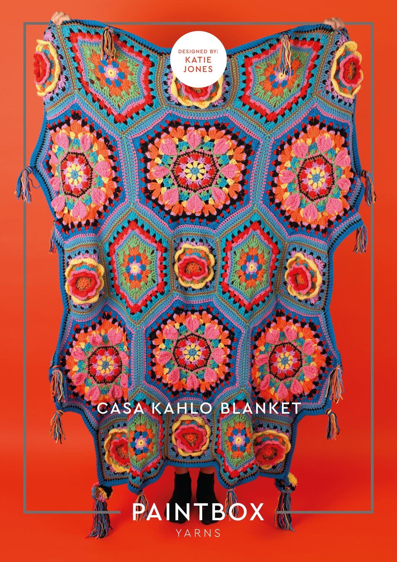 Paintbox Yarns Casa Kahlo Blanket Crochet Pattern