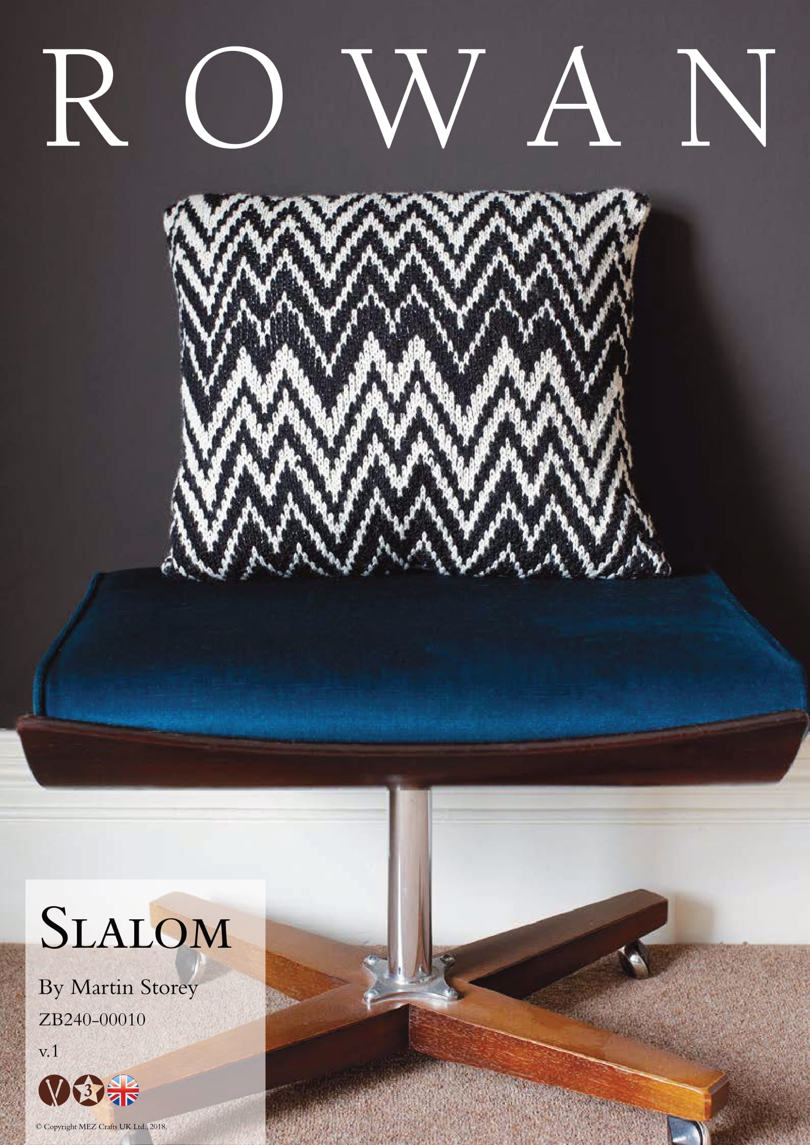 Rowan Slalom Homeware Knitting Pattern