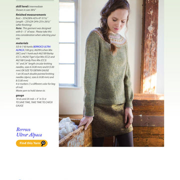 Berroco Helen- Portfolio Jumper Knitting Pattern