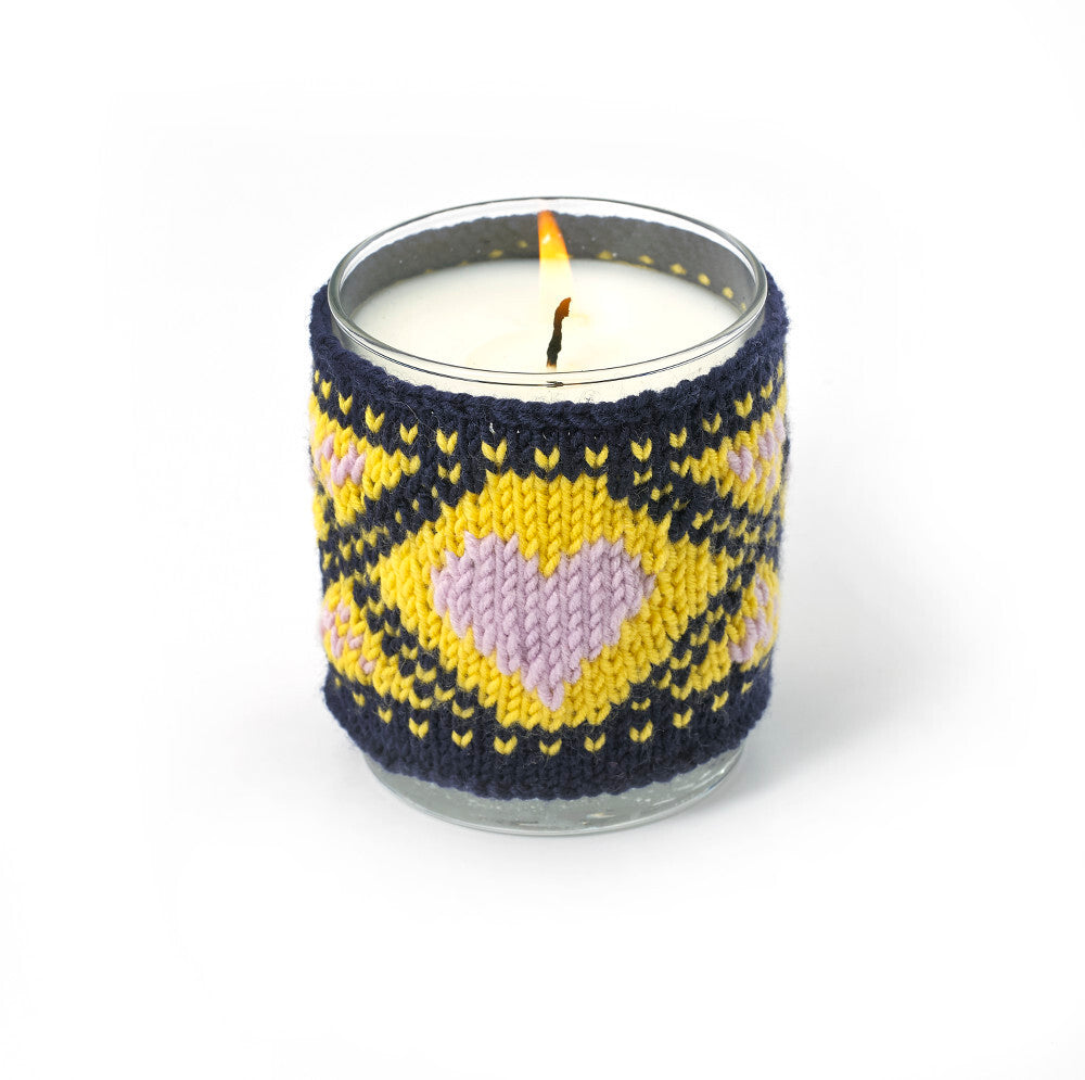 MillaMia Valentine Cushions and Candle Warmer Knitting