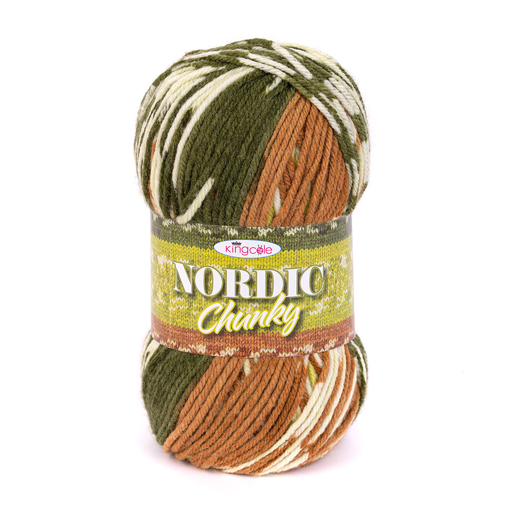 King Cole Nordic Chunky Yarn - Acrylic Chunky