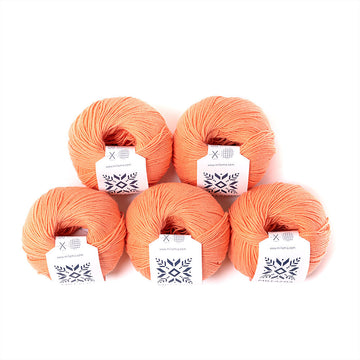 MillaMia Naturally Soft Cotton 5 Ball Value Pack Yarn - Cotton Sport