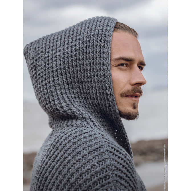 Lana Grossa M Jacket Coat Knitting Pattern