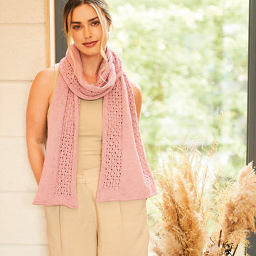 Sanctuary Scarf in Rowan Cotton Revive PDF