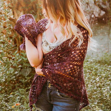 Picot Crochet Shawl
