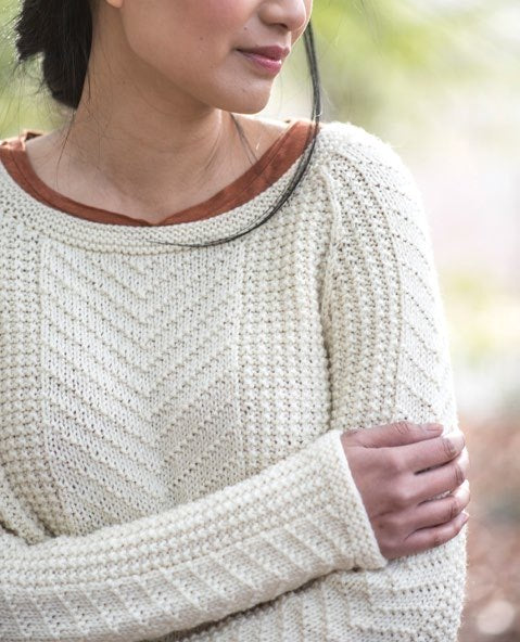 Berroco Glacial Pullover Jumper Knitting Pattern