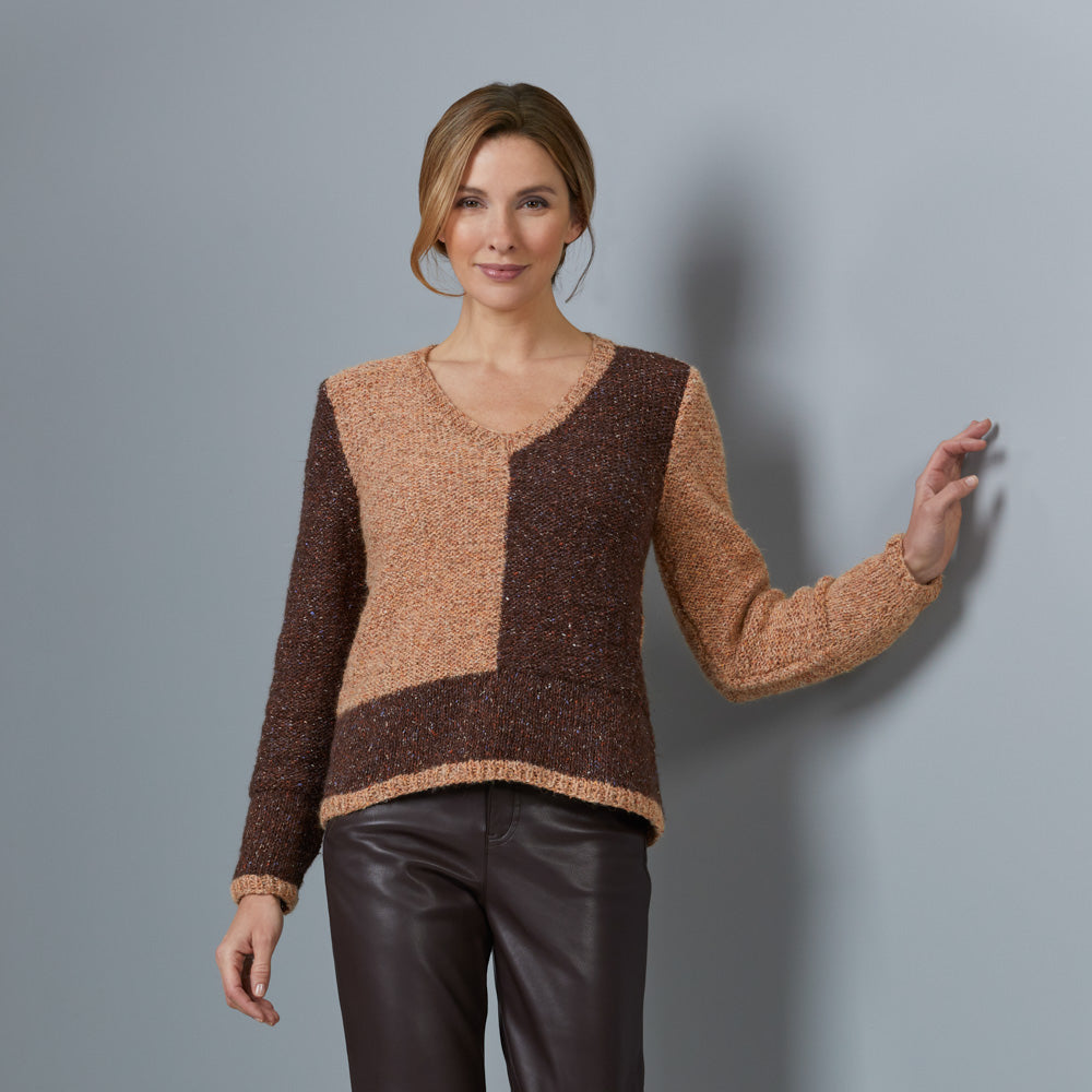 Sesia Charlie Pullover Jumper Knitting Pattern