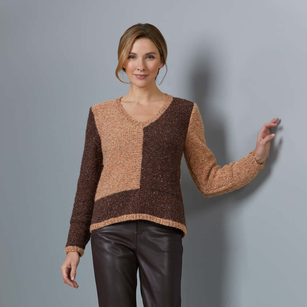 Sesia Charlie Pullover Jumper Knitting Pattern
