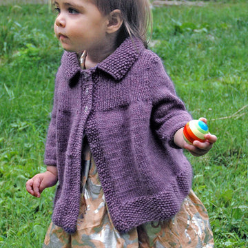 Moppe Swing Coat Knitting Pattern