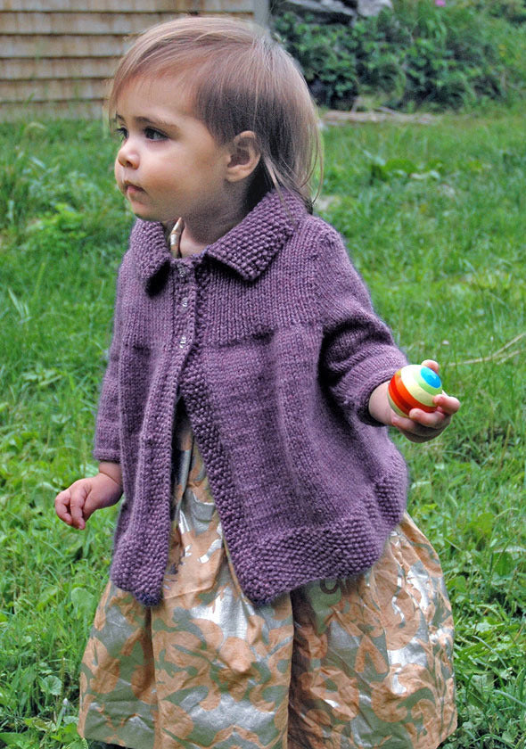 Moppe Swing Coat Knitting Pattern