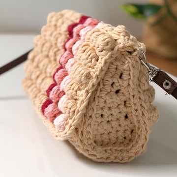 Rainbow Bobble Clutch