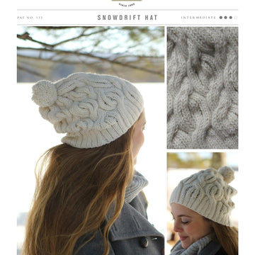 Swans Island Snowdrift Hat Knitting Pattern