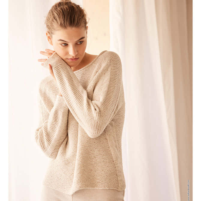 Lana Grossa 14 Pullover Jumper Knitting Pattern
