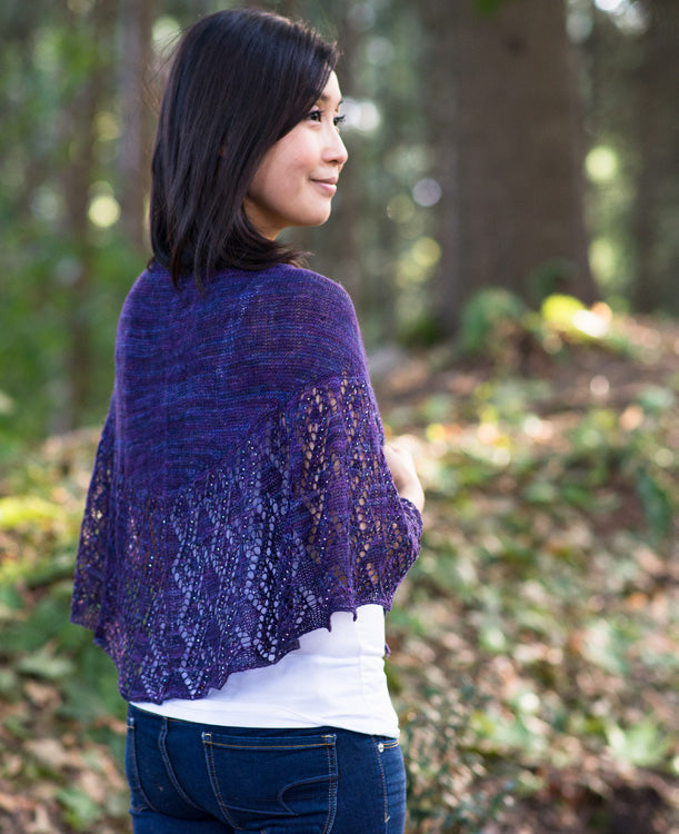 SweetGeorgia Rivoli Shawl Wrap Knitting Pattern