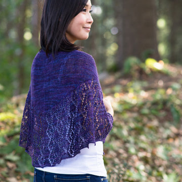 SweetGeorgia Rivoli Shawl Wrap Knitting Pattern