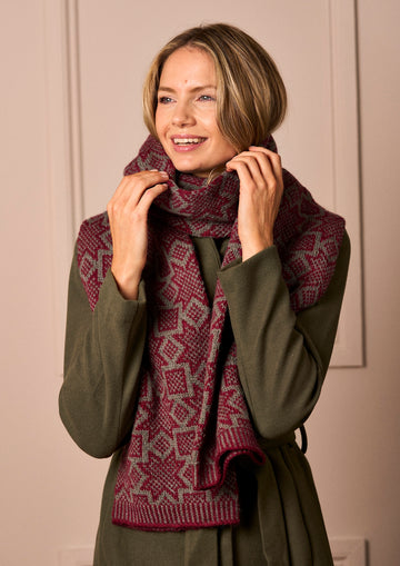 Bright Star Scarf in Rowan Moordale PDF