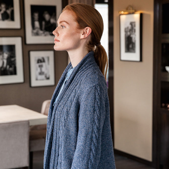 Lana Grossa 33 Cardigan Knitting Pattern