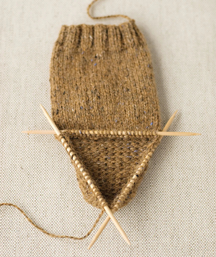 Churchmouse Studio Basic Sock (in 2 gauges) in Rowan Felted Tweed/Cacade