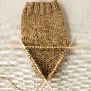 Churchmouse Studio Basic Sock (in 2 gauges) in Rowan Felted Tweed/Cacade