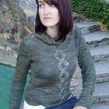 Eyelet Twist Pullover