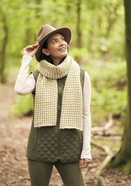 Houndstooth Scarf Knitting Pattern