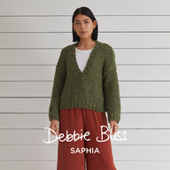 Debbie Bliss Diana V Neck Sweater Knitting Pattern