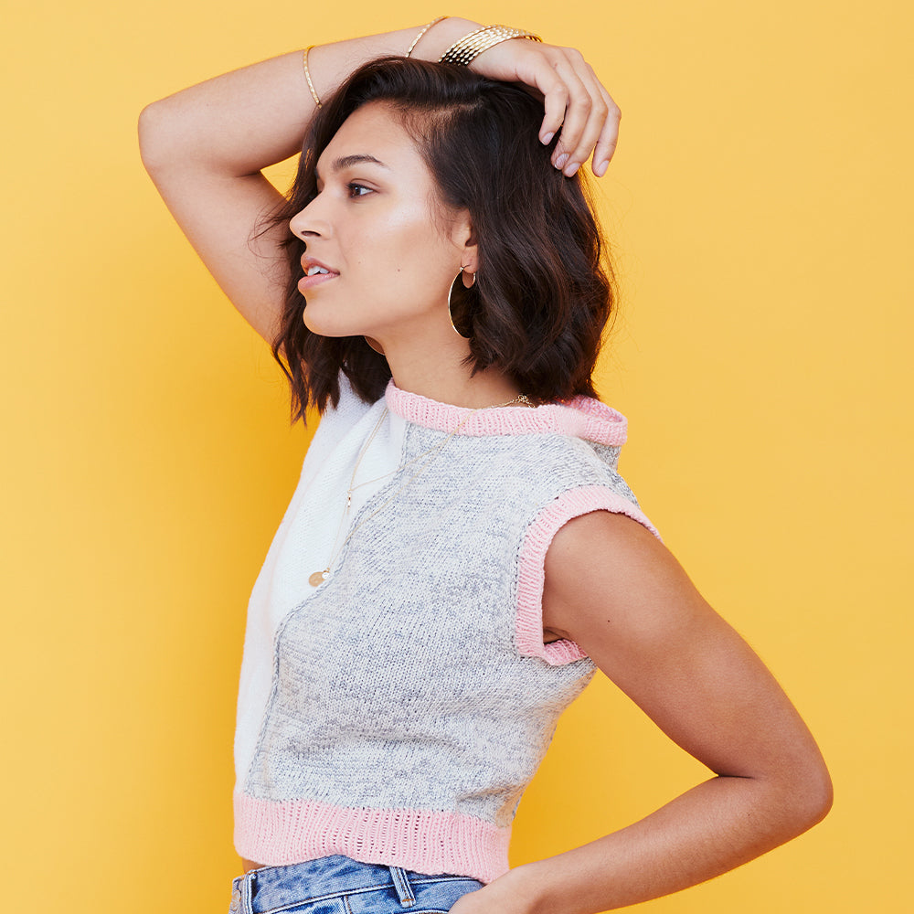 Paintbox Yarns Torrey Pines Top Knitting Pattern
