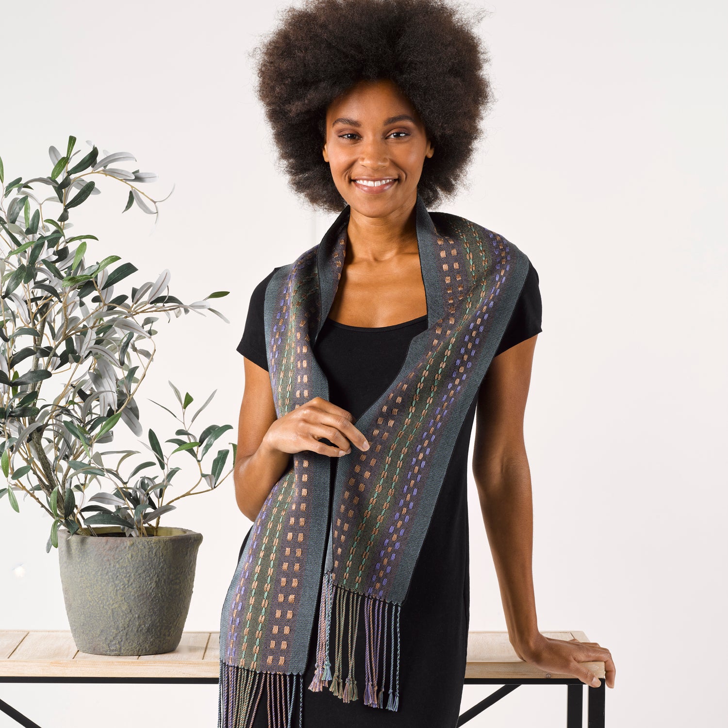 Valley Yarns #203 Calm Sea Scarf