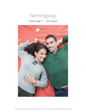 Twist Collective Hemingway Jumper Knitting Pattern