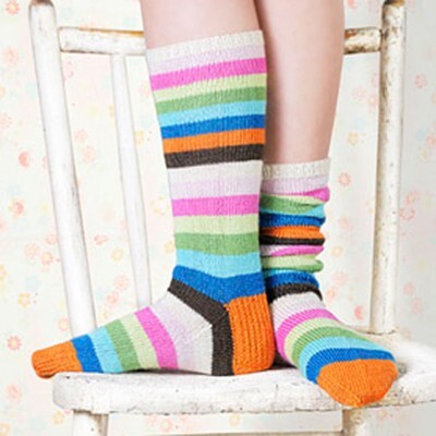 Spud & Chloe by Blue Sky Fibers 9808 Popsicle Socks Knitting