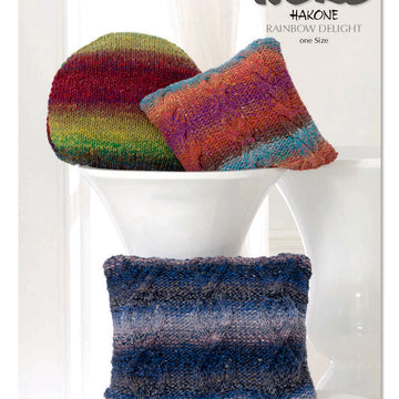 Rainbow Delight Cushions Knitting Pattern