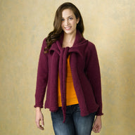Valley Yarns Bridge Cardigan Knitting Pattern