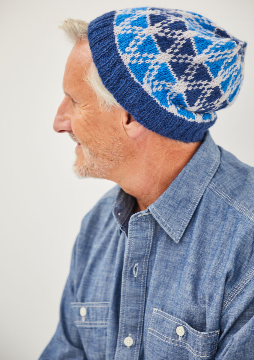 Arne&Carlos Leif Fairisle Hat in Rowan Norwegian Wool - 04100