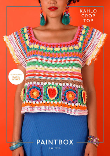 Paintbox Yarns Kahlo Crop Top Crochet Pattern