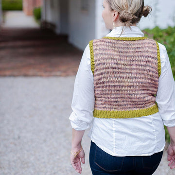 Striped Market Vest