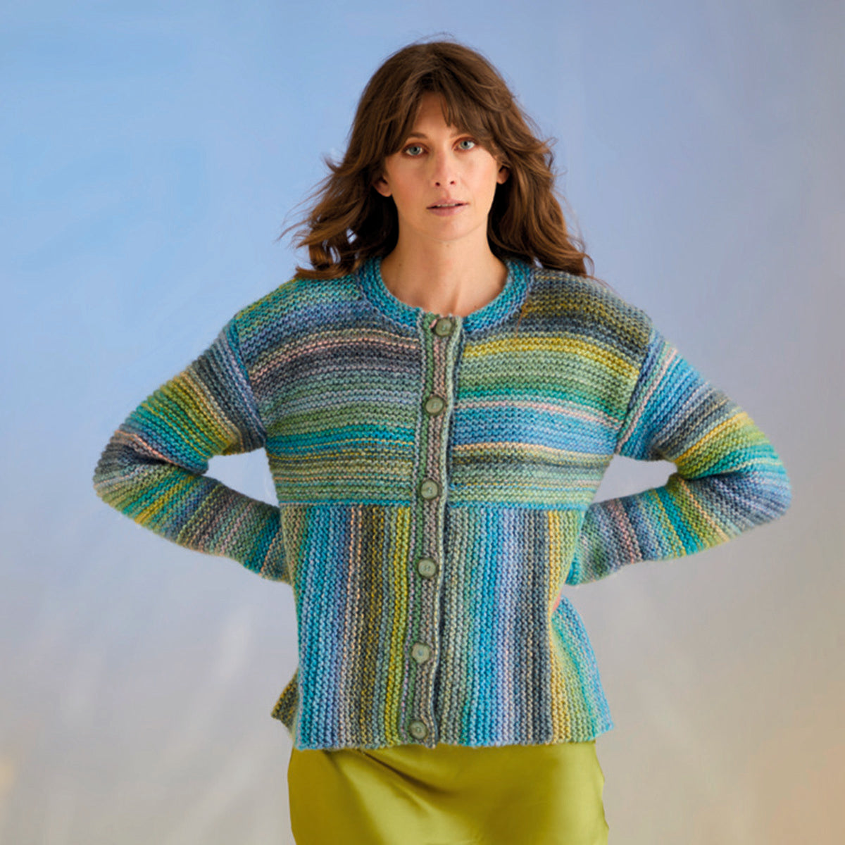 Sirdar Riptide Cardi Cardigan Knitting Pattern