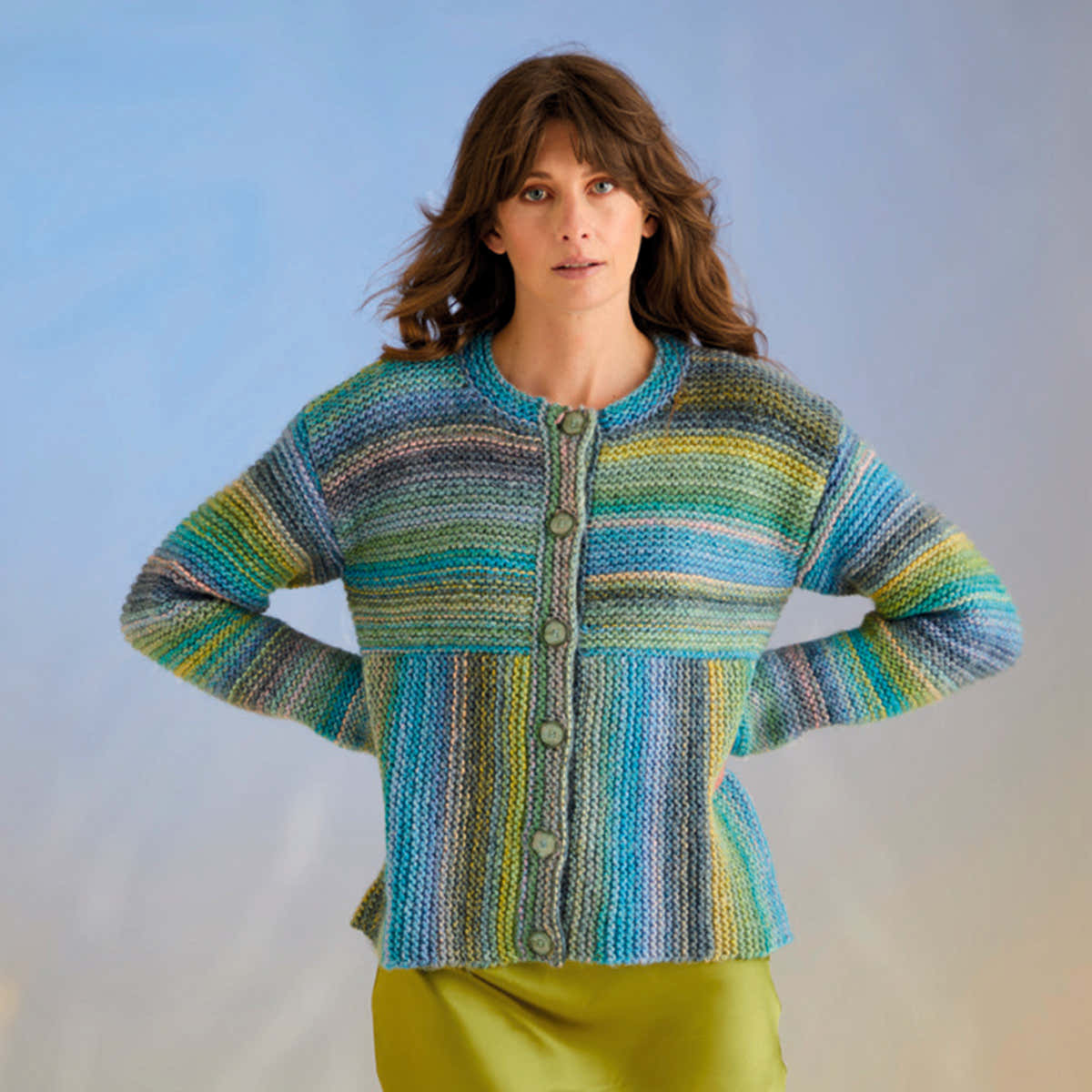Sirdar Riptide Cardi Cardigan Knitting Pattern