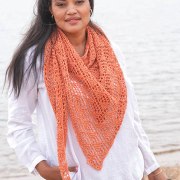 Wallagrass Shawl Wrap Knitting Pattern